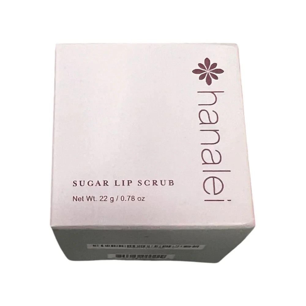 Hanalei Sugar Lip Scrub 22g 0.78oz Hawaiian Cane Sugar Exfoliator New Sealed